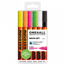 ONE4ALL™ 127HS 2mm 6x - Neon-Set - Clearbox